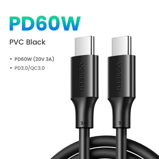 100W USB Type C to USB C Cable for Macbook Iphone17 16 Ipad Samsung Xiaomi PD Fast Charging Charger Cord 5A E-Marker Chip